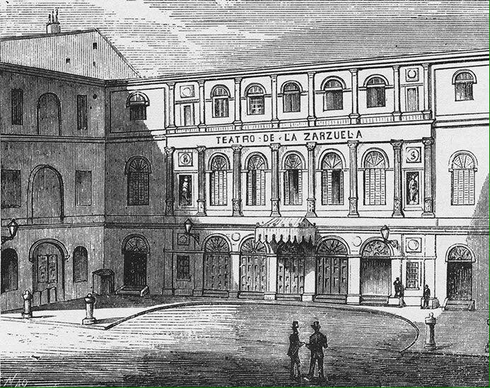 Inauguración del Teatro de la Zarzuela el 10 de Octubre del 1856 Inauguración del Teatro de la Zarzuela el 10 de Octubre del 1856
